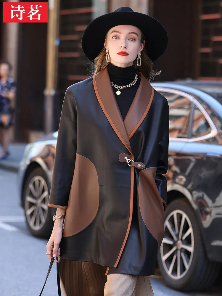 Рисунок 5 - Новинка, Женское пальто Haining из натуральной кожи