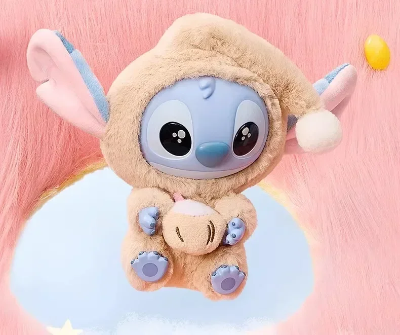 Miniso Stitch “Eat Something Before Sleep” Blind Box Plush Keychain