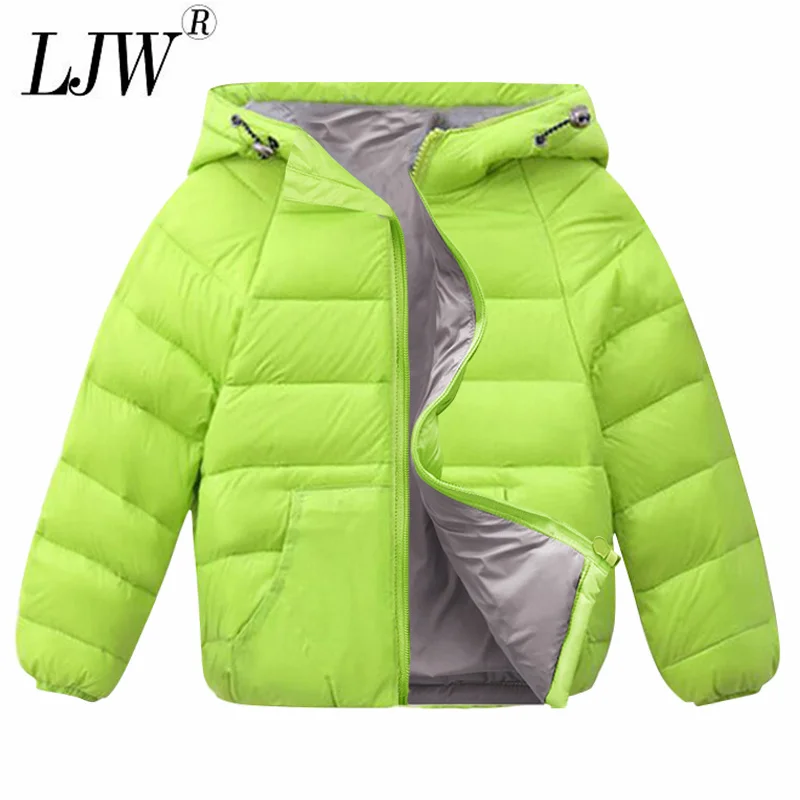 Children's Lightweight Down Jacket Boys Girls Candy Color 2-8 ye