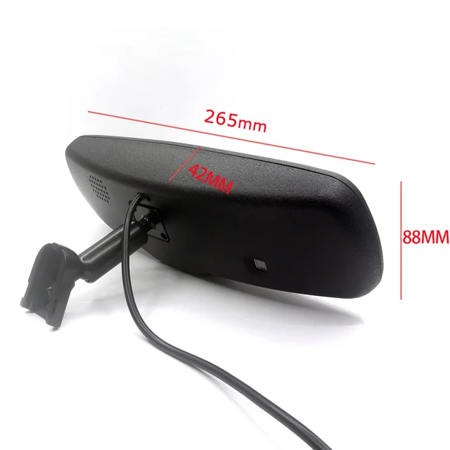 653934-4e5bd7.jpg مرآة رؤية خلفية داخلية من ANSHILONG للسيارة AHD ، CVBS ، TFT ، LCD ، إدخال فيديو 2Ch ، حامل حامل حامل تثبيت خاص