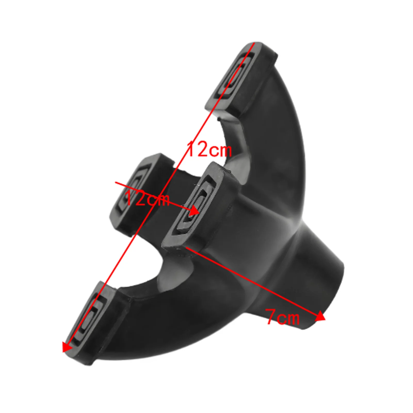 Cane Tip Quad 16mm Imitation Tire Texture Corrosion Resistance Rubber Antiskid with 4 Contact Points,walking stick attachment