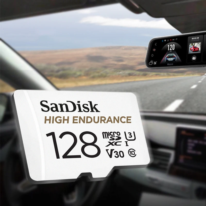 بطاقة ذاكرة احترافية SanDisk عالية التحمل V30 U3 C...