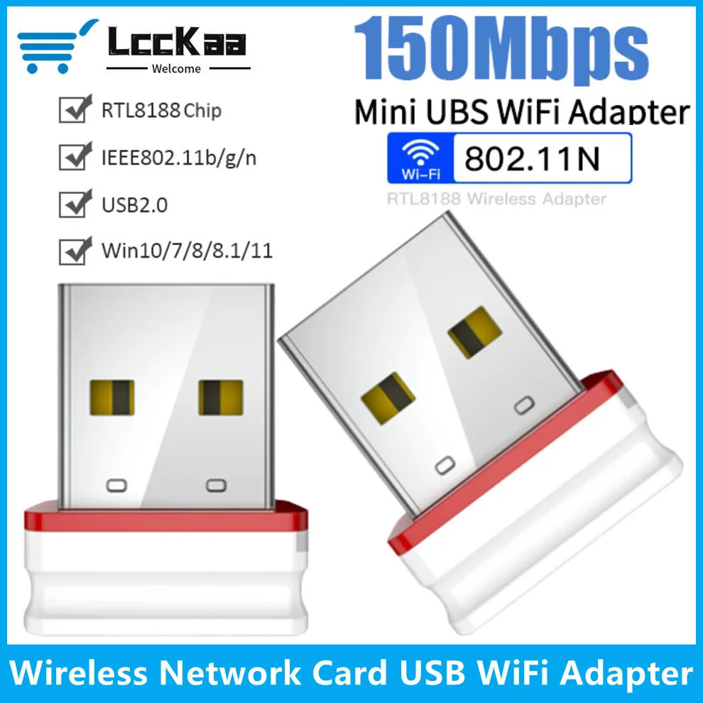 

150Mbps USB Wifi Adapter 2.4GHz Wireless Network Card Wireless USB WiFi Adapter wifi Dongle For PC Laptop Wireless Network Card