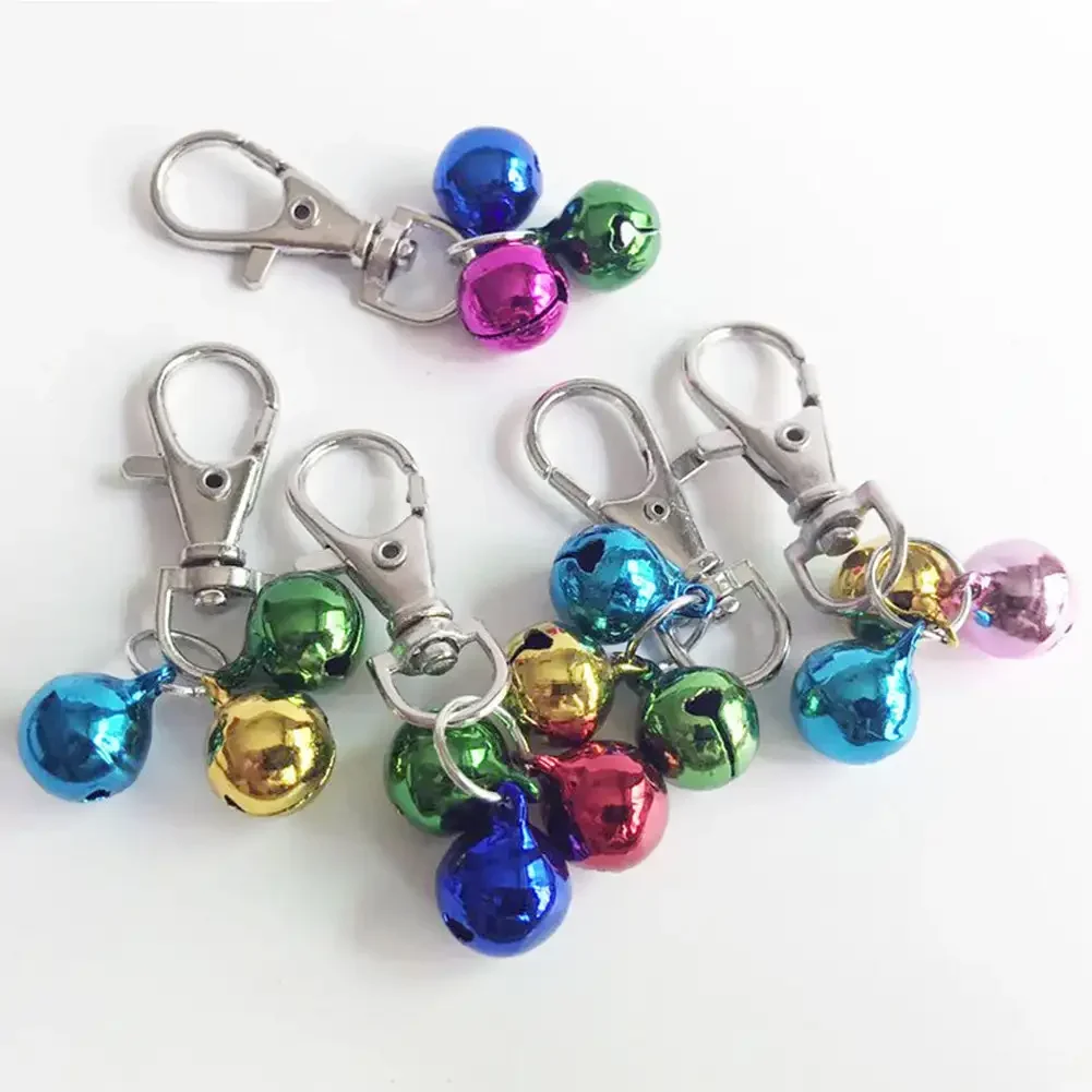 DIY Pet Supplies Decor Bell Collar Clothe Accessories Cat Collars Leads Cat Accessories Metal Jingle Bell Decoration Kitten 5