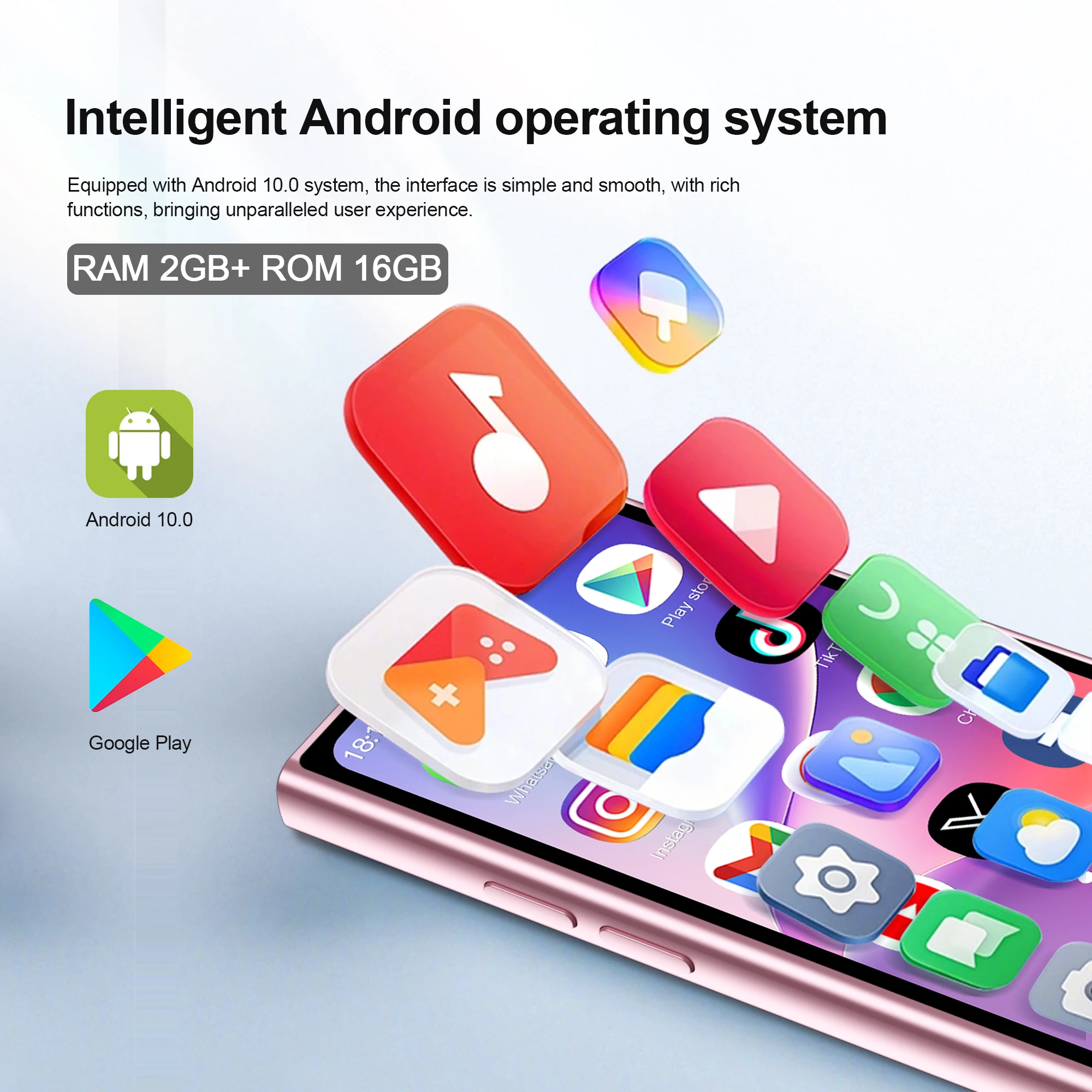 SERVO S27 MINI 3G Pocket Smart Phone Android 10.0 OS Play Store 2GB+16GB WiFi Hotspot Dual SIM 4.0" Display GPS Small Smartphone