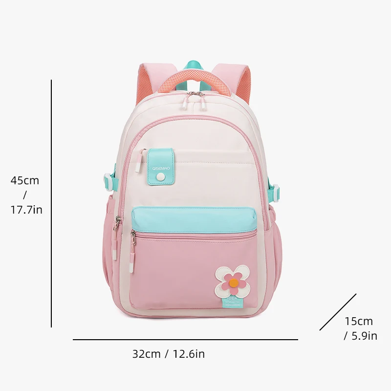 Big kidsren's schoolbags for fifth and sixth grade female high-looking ultra-light weight-reducing junior high school students and high school backpacks 2024 new backpacks