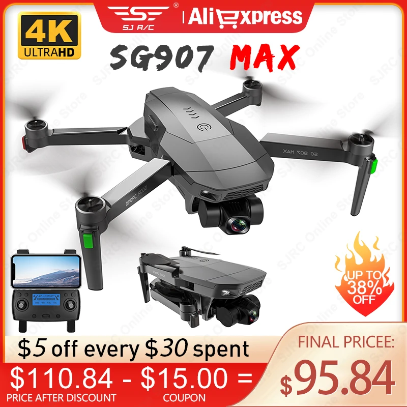 pause gennemsnit hyppigt Zll Sg907 Max Gps Drone 4k Camera 5g Fpv Wifi | Sg907 Drone Accessories - Sg907  Drone - Aliexpress