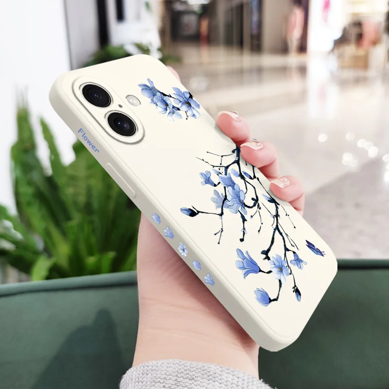 Blooming Orchid Silicone Phone Case Cover
