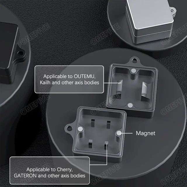 Switch Opener For Mechanical Keyboard 3 in 1 Aluminum Alloy Magnetic TTC Cherry MX Gateron Kailh Box Outemu Switches Tester 3