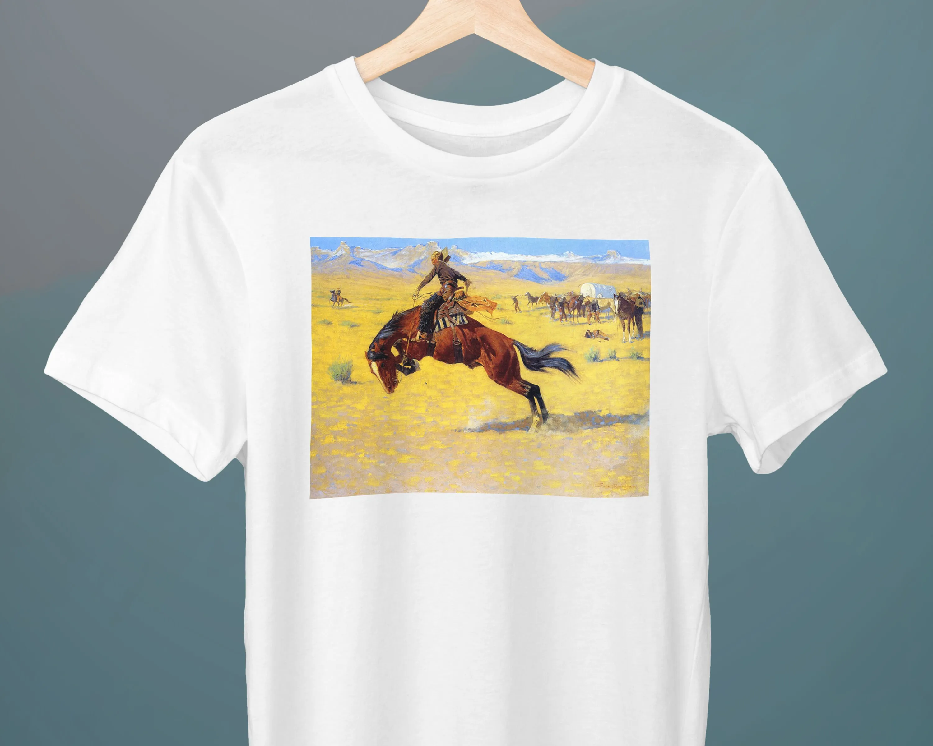 Una Cold Morning On The Range Athric Remington Unisex