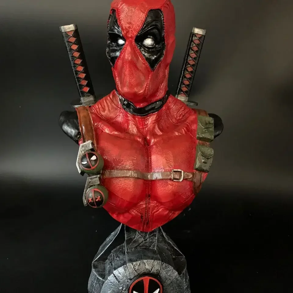 

Marvel Deadpool Collectible Figures The Avengers Animation Peripherals Ornaments Model Marvel Doll Statue Boys Toy Birthday Gift