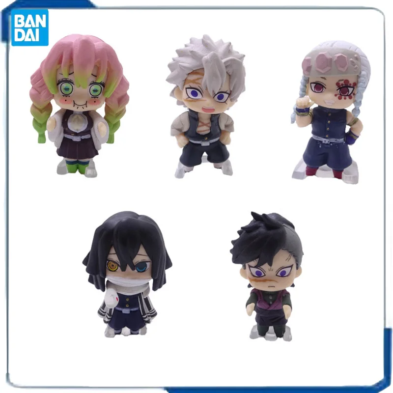 

Bandai Demon Slayer Kanroji Mitsuri Uzui Tengen Shinazugawa Genya Shinazugawa Sanemi Anime Action Figures Collectible Model Toy