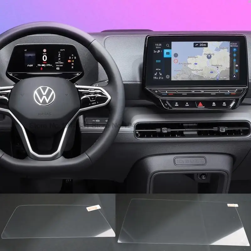 

Защитное закаленное стекло для Volkswagen ID Buzz 2023 infotainment автомобильный радиоприемник с навигацией gps, Защитная пленка для экрана приборной панели