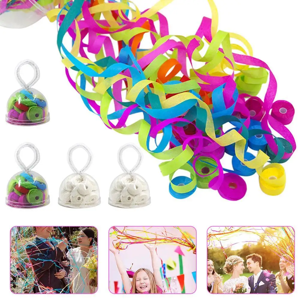 1/10pcs Party Hand Throw Streamer Confetti Decoration Paper Hand Throw Ribbon For Wedding Celebration Atmosphere Props Supplies