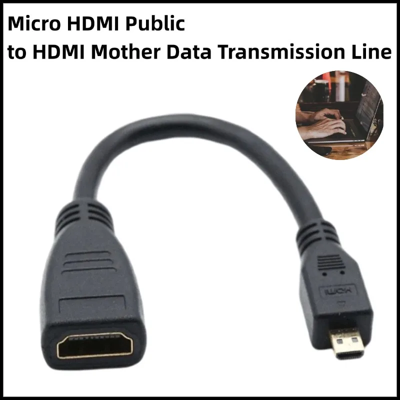 4K 60Hz Micro HDMI to HDMI Cable for Raspberry Pi 5 4, GoPro Hero 7 6 5, Sony A6000 A6300 Camera, High Speed 18Gbps HDR 15cm image 1