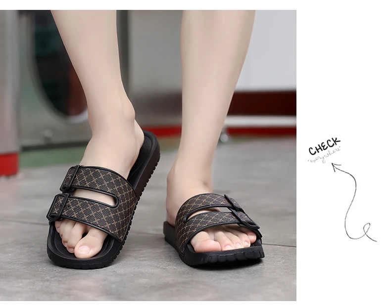 Men's Genuine Leather Sandals Comfortable Man Sandal House Slippers Man Summer Shoes Sale Genuine Mens Slipper Flip Flop Slides