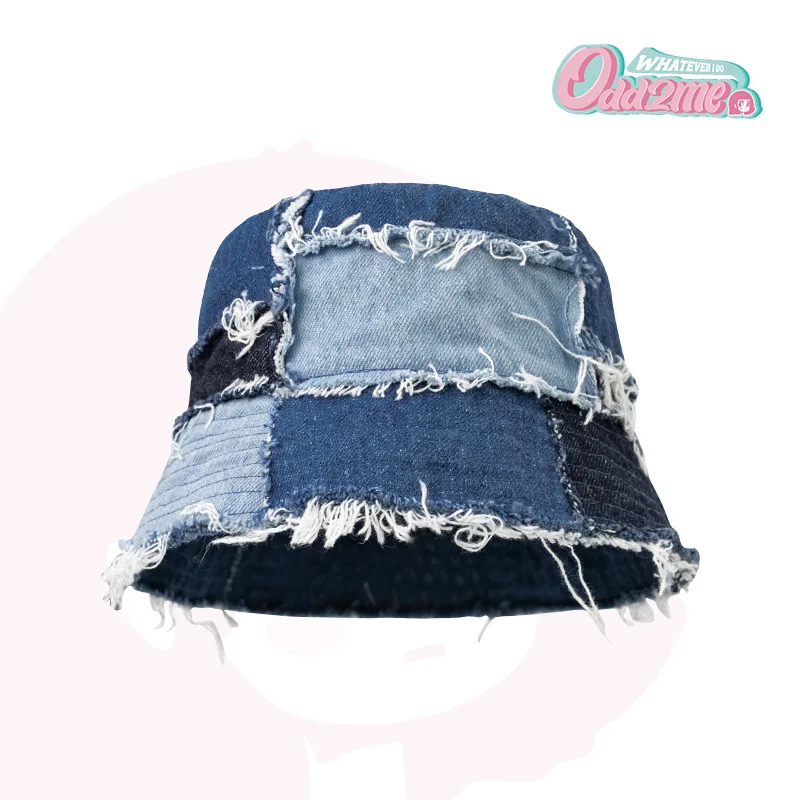 wataru チノ 老人と海HAT ハット パッチワーク デニム KAPITAL - Kapital 12ozデニム 老人と海 HAT クラッシュリメイク