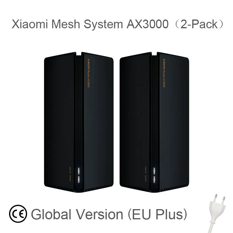 wifi booster extender Global Version Xiaomi Mesh System AX3000(2-Pack) WiFi 6 Modem 2976Mbps OFDMA Access Point Mode Signal Amplifier Range Extender router amplifier Modem-Router Combos