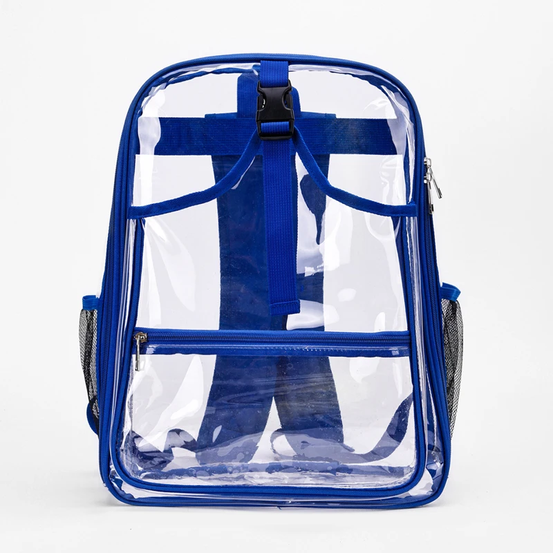 PVC Şeffaf Sırt Çantası Büyük Depolama Açık Spor Tenis Raketleri Çanta Seyahat İş Gezisi Paketi Su Geçirmez İşe Gidiş Sırt Çantası