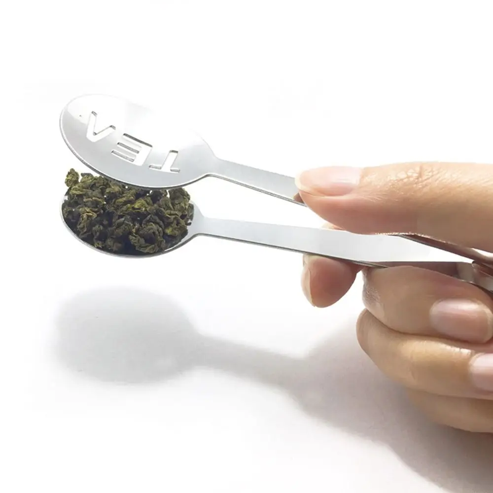 12.3/17cm Stainless Steel Tea Bag Clip Tongs Teabag Squeezer Tea Leaf Strainer Holder Grip Spoon Mini Sugar Lemon Ice Cube Clip