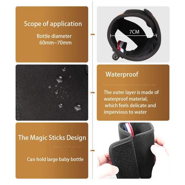 Qcwwy Babyflaschen Thermotasche USB - Tragbarer Milchflaschenwärmer Für Unterwegs - 6000mAh