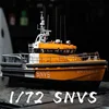 1/72 Realistic Remote Control Model Ship Remote Control Ship Model Kit Rescue Ship Toy Small and Exquisite Boat Model Gifts 1