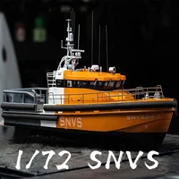 1/72 Realistic Remote Control Model Ship Remote Control Ship Model Kit Rescue Ship Toy Small and Exquisite Boat Model Gifts 1