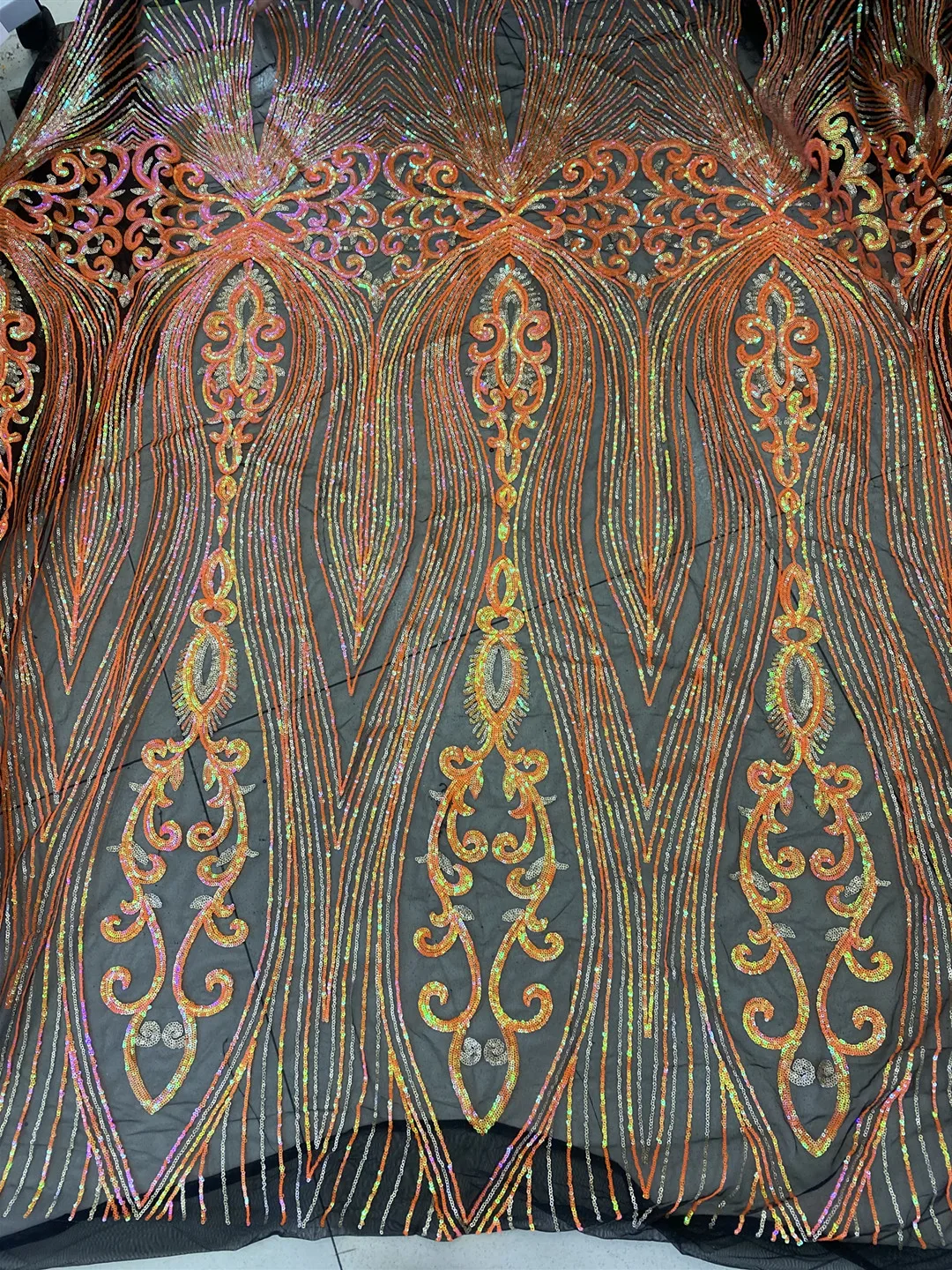 

5 ярдов, африканская кружевная ткань с вышивкой и большими цветами и блестками