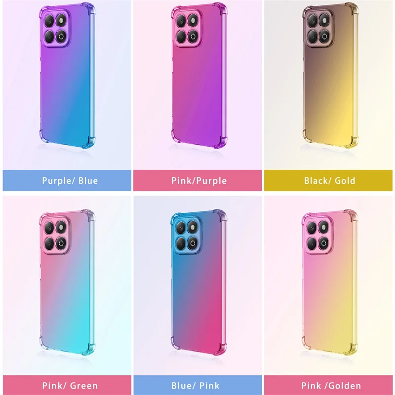 Shockproof Gradient TPU Case - Smart Protective Cover