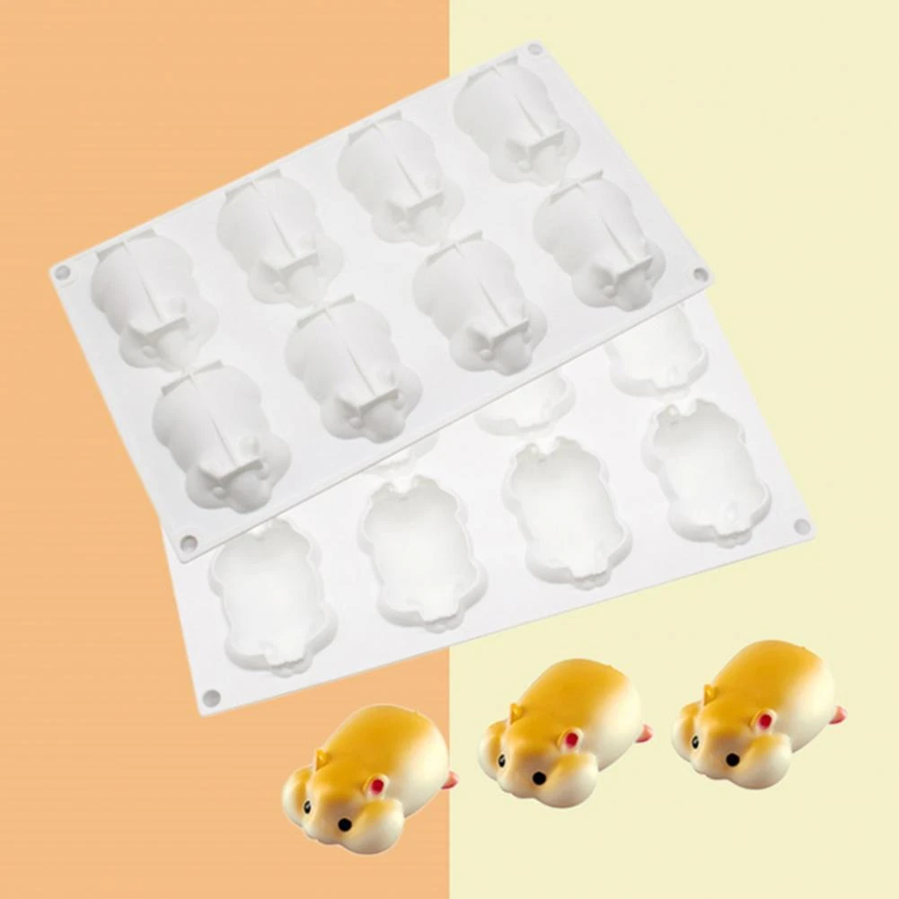 Anti corrosion Modern Silicone Non stick Candy Muffin Mold Hamster Shape  Dessert Mold Soft for Bakery| | - AliExpress