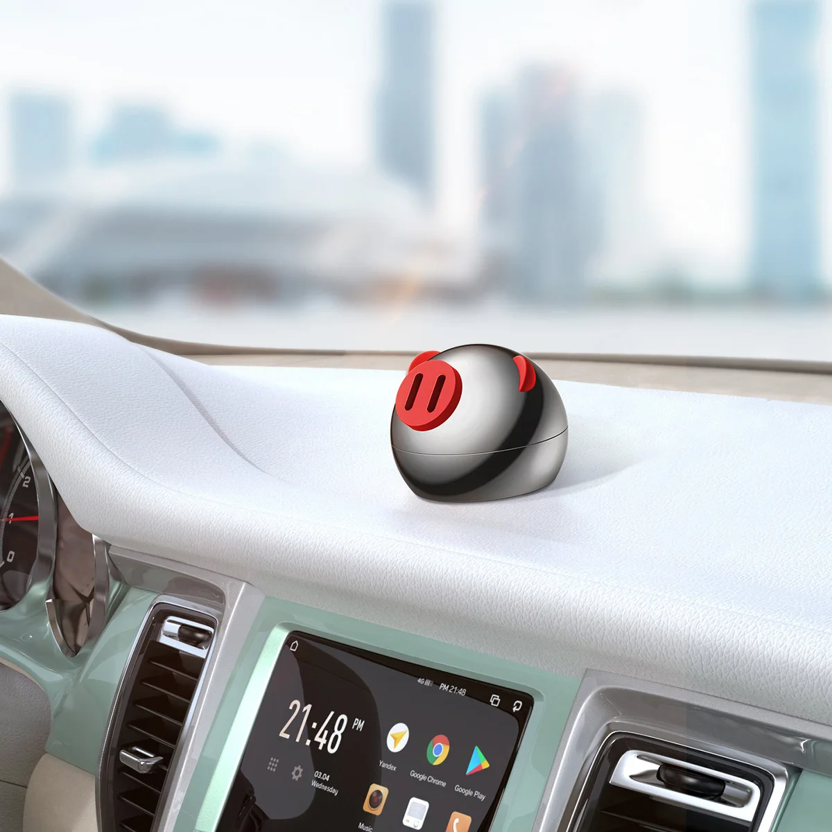 

Baseus Car Air Freshener Natural Perfume Fragrance Holder Diffuser Aromatherapy Solid Air Outlet Car Air Freshner Holder