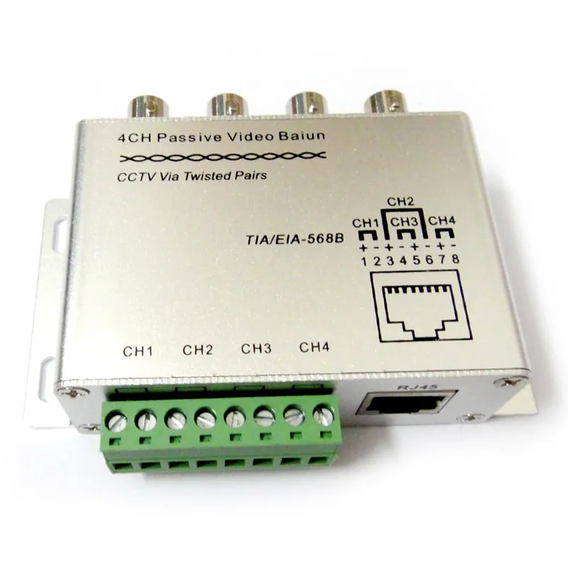 UTP 4CH канальный пассивный видеоприемник