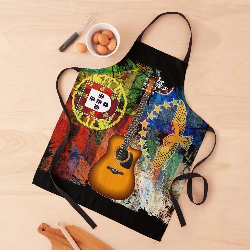 

Portuguese Music Apron Household Items Kitchen Apron Woman