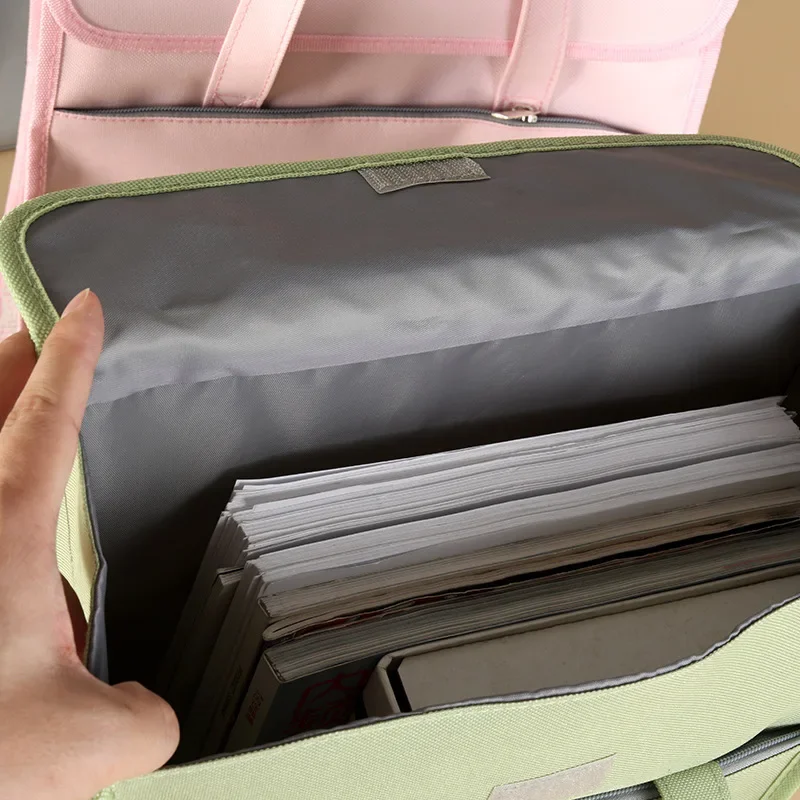 학생용 간단한 휴대용 학교 핸드백, 대용량 A4 책 보관, 공부 가방, 옥스포드 원단 방수 토트백