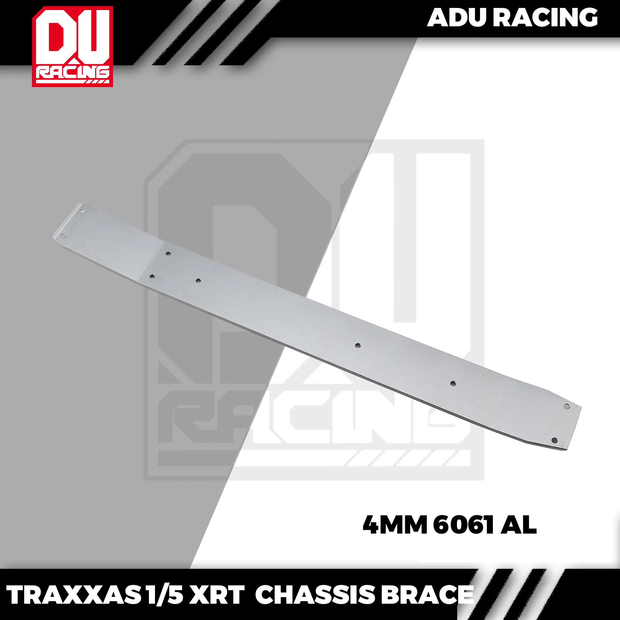 RC Car Parts ADU RACING CNC 4mm 6061 Alloy Main Chassis Strengthen Brace Guard Plate For 1:5 XRT 8S Update
