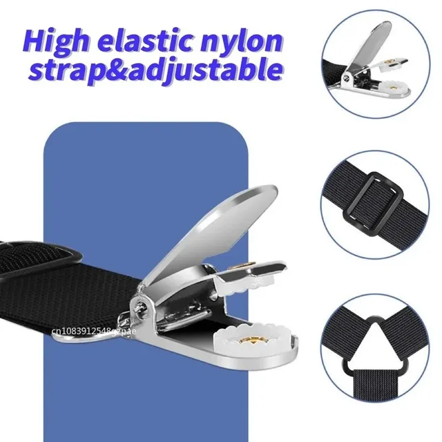 Clip pour drap de lit, 4 pièces, sangles élastiques, Clip réglable, attaches pour drap de lit, Gadgets pour organisateur de maison, Clips pour housse de matelas 2