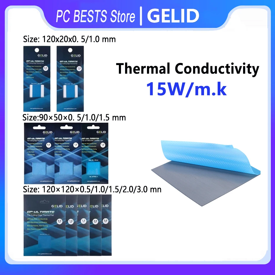 Термопрокладка Cpu Gpu Silicone Thermal Pad Silicone Gel Thermal
