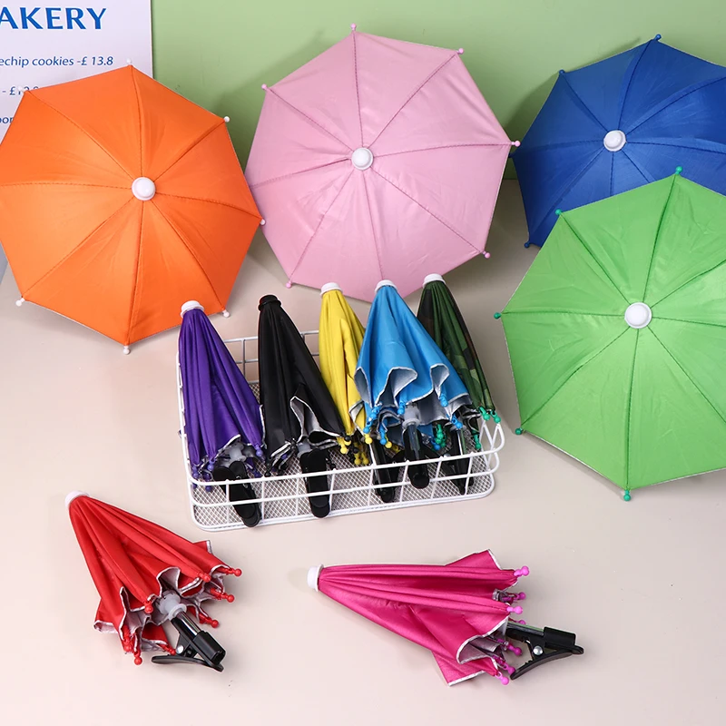 Waterproof  Motorcycle Mobile Phone Holder Sunshade Umbrella Small Helmet Sunscreen Phone Stand Bracket Protect Phone From Rain