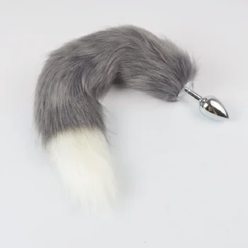Adult Anal Sex Products Butt Plug Anal Anal Toys for Woman Stainless Steel Toys Shop Exotic Accessories Butt Plug Tail Fox 4