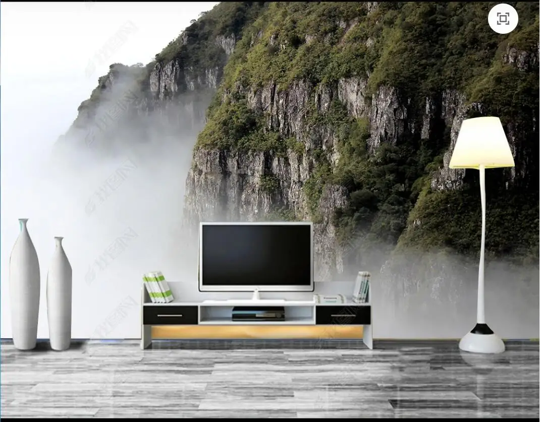 

3d photo wallpaper custom mural Mountain and River Scenery background painting home decor wallpaper for walls 3d living room