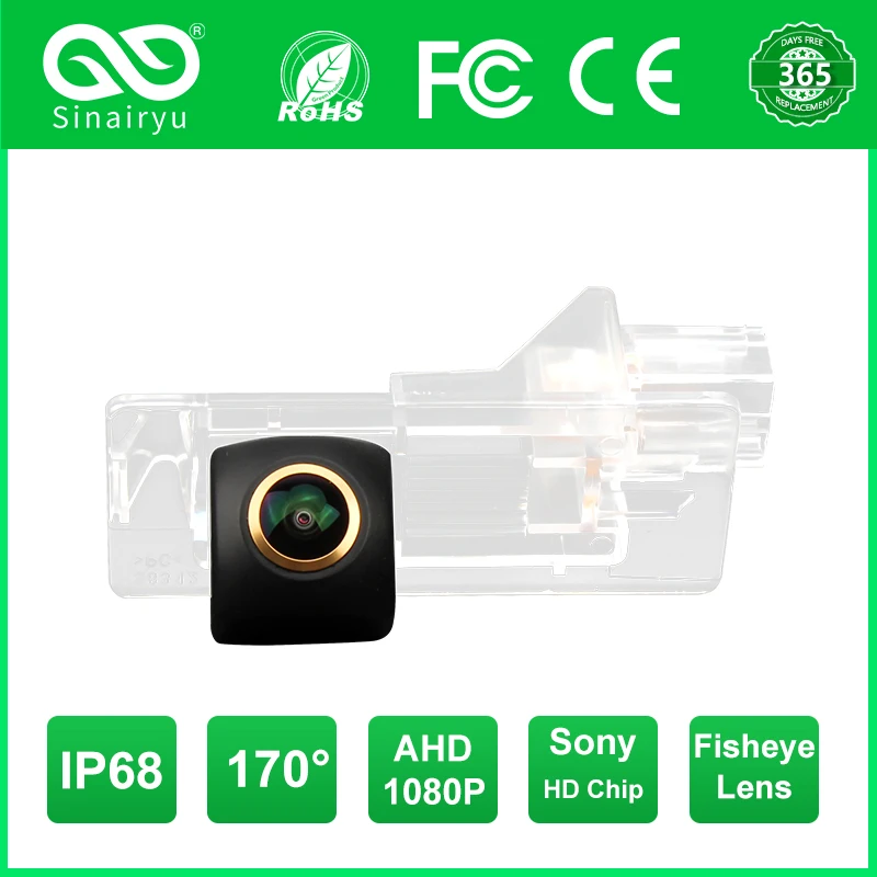 

AHD 1080P 170° Fish-eye Lens Car Rear View Reverse Backup Camera For Renault Fluence 2013 2014 2015 Clio 4 Megane 3 Captur
