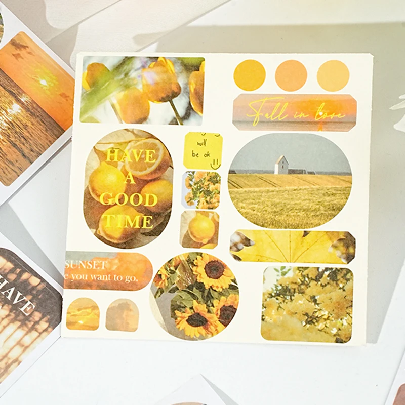 Mr Paper 40 Stück/Beutel Crossroads Wind Series Landschaftsthema Stickerbuch Handbuch Material Dekoration DIY Handyhülle Kalender – Detail 6