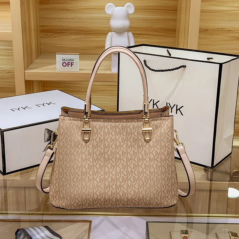 IVK Luxury Women's Brand Handheld Tote Bags Hot Selling Temperament Versatile Middle Aged Mom Bag