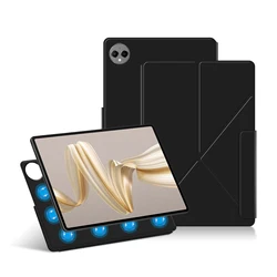 Sleek Magnetic Tablet Case - Premium Smart Book Cover for Matepad Pro12.2 2024 (Black)