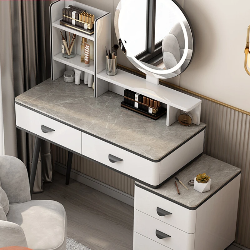 NordicModernVanityTablesMakeupMirrorLuxuryVanityTablesStorage