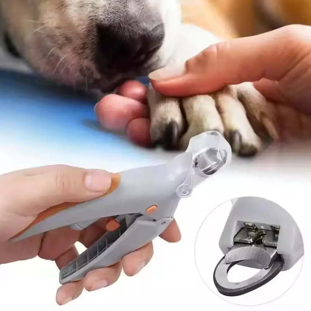 Professional Pet Nail Clipper Scissors With LED Light Cat Dog Nail Clippers Tool Scissors Toeclaw Cutter Pet Suppl