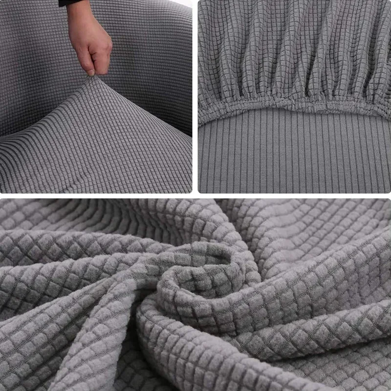 Stretch Single Seat Sofa Covers for Living Room Elastic Club Tub Chair Cover Armchair Couch Cover Furniture Protector Slipcovers