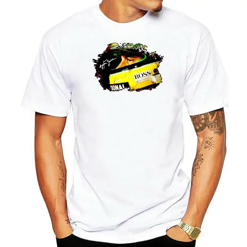 Ayrton Senna T-Shirt Ayrton Senna Tribute Racing Adulti Bambini Tee Top