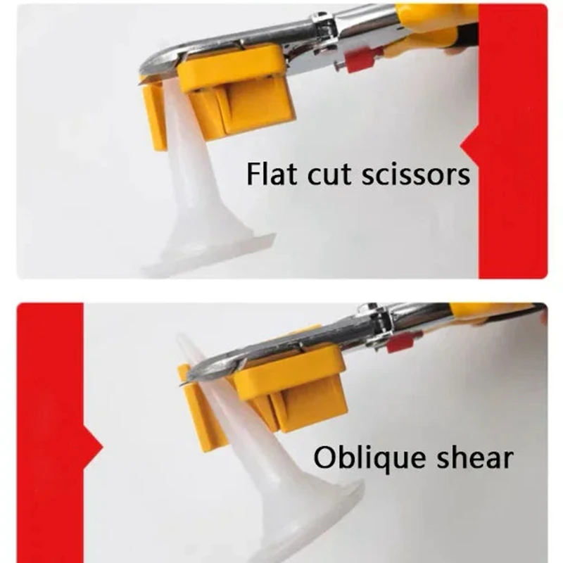 Universal Gun Nozzle Rubber Nozzle Scissors Special Pliers Making Tool for Gluing, Glass Glue Structural Glue 2