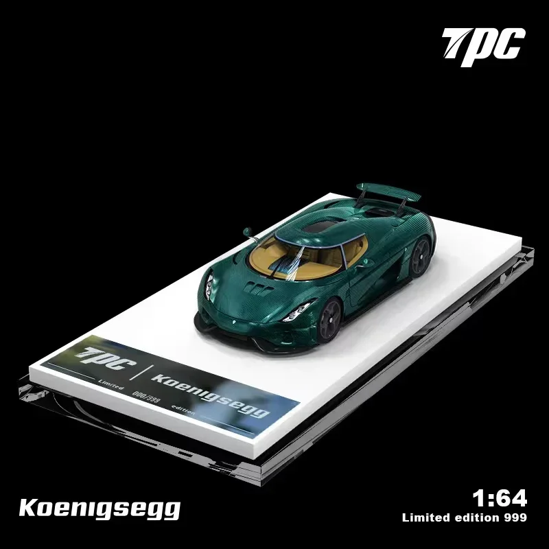 

TPC 1:64 Koenig Regera Cabernet green limited 999 Model Car